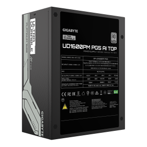 Захранващ блок Gigabyte UD1600PM PG5 AI TOP - 1600W 80+ Platinum PCIe 5.1 Ready