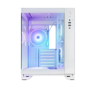 Компютърна кутия Chieftec Visio Mid Tower ATX стъкло 6x ARGB бяла (GM-30W-TG-OP)