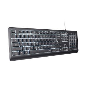 Клавиатура Trust Primo BG/US кабелна с подсветка (26291)