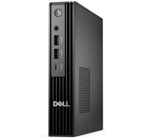 Настолен компютър Dell Pro Micro Plus QBM1250, Intel Core Ultra 5 235 (13 TOPS NPU, 14 cores, up to 5.0GHz), 16 GB: 1 x 16 GB, DDR5, up to 5600 MT/s, 512GB SSD TLC, Integrated Graphics, Wi-Fi 6E, Keyboard&Mouse, 180W, Ubuntu, 3Y PS