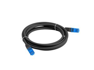 Кабел Lanberg patch cord CAT.6A FTP LSZH CCA 2m Fluke Passed, black