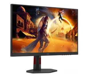 Монитор AOC Q27G4SRU, 27" Fast IPS WLED, 2560x1440@320Hz, 1ms GtG, 0.3ms MPRT, 450cd m2, 1000:1, Adaptive Sync, FlickerFree, Low Blue Light,  2Wx2, Tilt, Height Adjust, Pivot, Swivel, 2xHDMI, DP, USB hub