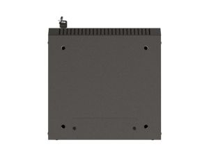 Комуникационен шкаф Lanberg rack cabinet 10" wall-mount 9U/300x300 (flat pack) with glass door black