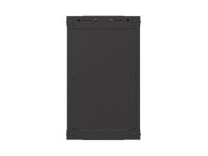 Комуникационен шкаф Lanberg rack cabinet 10" wall-mount 9U/300x300 (flat pack) with glass door black