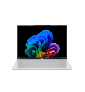 Лаптоп Acer Swift Air 16, SFA16-61M-R3XW, AMD Ryzen AI 7 350 (8C/16T, up to 5.0GHz, 16MB), 16" WUXGA OLED (1920x1200), 16GB LPDDR5  (Onboard), 1TB PCIe NVMe SSD, AMD Radeon 860M, WIFI 6E, BT 5.2, FHD Cam, KB Backlight, Win 11 Home, Light Silver