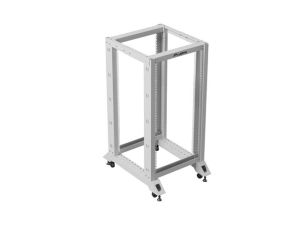 Комуникационен шкаф Lanberg open rack 19" 22U 600x800, grey