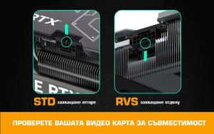 EZDIY-FAB адаптер за видеокарта 12VHPWR 600W - RVS 180° White