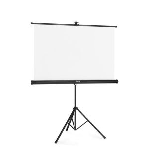 Екран на стойка 125x125 cm, 2 в 1, мобилен комплект, 21575