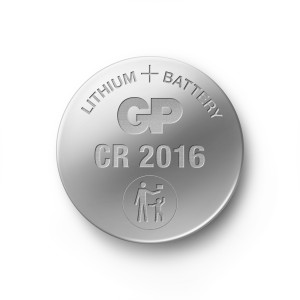 Литиева бутонна батерия GP CR2016 3V 5 бр. в блистер /цена за 1 бр. батерия/ GP