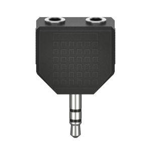 HАМА Аудио адаптер, 3.5 mm жак - 2 x 3.5 mm жак женско, стерео