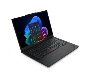 Лаптоп Lenovo ThinkPad E14 G8 Intel Core Ultra 5 325 (up to 4.5GHz, 12MB), 16GB DDR5-5600, 512GB SSD, 14" WUXGA (1920x1200) IPS AG, Intel Graphics, FHD 1080p&IR Cam, Backlit KB, WLAN, BT, FPR, 3 cell, DOS, 3Y Onsite