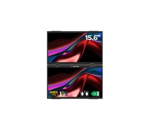 Портативен монитор Verbatim Essentials 2x 15.6" FHD IPS 60Hz (32403)