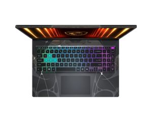 Лаптоп MSI Cyborg 15 B2RWEKG, Intel Core 5 210H (8C/12T, up to 4.8GHz, 12MB), GeForce RTX 5050 8GB GDDR7 440 AI TOPS, 15.6" FHD (1920x1080), 144Hz, IPS-Level, 16GB DDR5 2x8 5600MHz, 512GB PCIe Gen4x4 SSD, Intel WiFi 6E, BT 5.3, 4 Zone RGB Kbd, NO OS, 2.1k