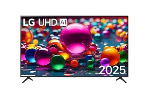 Телевизор LG 86UA75006LA, 86" 4K UltraHD TV 4K (3840x2160), DVB-T2/C/S2, webOS 25 Smart, ThinQ AI, A7 AI, WiFi, HDR10 pro, HLG, ALLM/HGiG, 4K Upscaling, AI Sound pro, Multiple View, HDMI eARC, LAN, USB, Bluetooth, Google Cast, 2 Pole Stand, Black