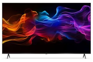 Телевизор Sharp 65HP5265E, 65" QLED Google TV, 4K Ultra HD 3840x2160 Frameless, 1 000 000:1, AQUOS, DVB-T/T2/C/S/S2, Active Motion 1000, HDR10, Dolby Atmos, Dolby Vision, Google Assistant, Google Cast, HDMI 2.1 with eARC, 3.5mm Headphone jack / line-out, 