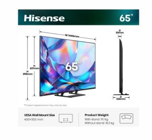 Телевизор Hisense A7S 65" 4K UHD QLED Smart TV