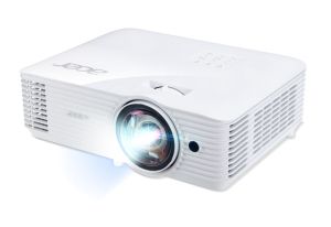 Мултимедиен проектор Acer Projector S1286H, DLP, Short Throw, XGA (1024x768), 3500 ANSI Lumens, 20000:1, 3D, HDMI 1.4, VGA, RCA, Audio in, Audio out, VGA out, DC Out (5V/1A, USB-A), Speaker 16W, Bluelight Shield, 3.1kg, 3Y, White