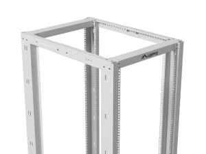 Комуникационен шкаф Lanberg open rack 19" 32U  600x1000, grey