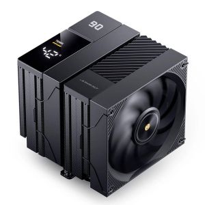 Охладител за процесор Jonsbo CC90 Dual Tower 130mm Display - Черен