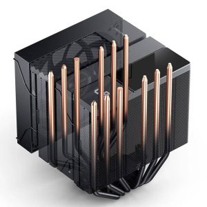 Охладител за процесор Jonsbo CC90 Dual Tower 130mm Display - Черен