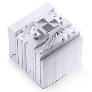 Охладител за процесор Jonsbo CC90 Dual Tower 130mm Display - Бял