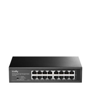 Суич Cudy GS1016E, 16 портов, управляем, 10/100/1000,  CUDY Cloud APP, Метален корпус