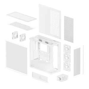 Кутия за компютър Arctic Xtender - White Mid-Tower