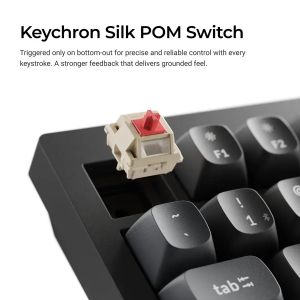Безжична механичка клавиатура Keychron V6 Ultra 8K - Silk POM Switch Brown
