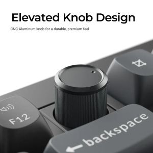 Безжична механичка клавиатура Keychron V6 Ultra 8K - Silk POM Switch Brown