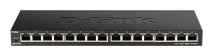 Суич D-Link DGS-1016S/E, 16 портов 10/100/1000, Desktop