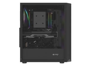 Компютърна кутия FURY Shobo Mid Tower ATX стъклен панел 4x120mm RGB (NFO-2154)