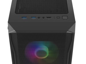 Компютърна кутия FURY Shobo Mid Tower ATX стъклен панел 4x120mm RGB (NFO-2154)