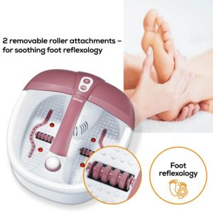 Масажор Beurer FB 35 Foot spa with aromatherapy, Foot spa with pedicure, temperature control, massage & magnetic field application; 3 attachments; 3 functions