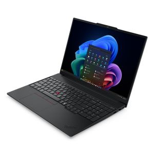 Лаптоп Lenovo ThinkPad E16 G4 Intel Core Ultra 5 325 (up to 4.5GHz, 12MB), 32GB DDR5-5600, 512GB SSD, 16" WUXGA (1920x1200) IPS AG,  Intel Graphics, FHD 1080p&IR Cam, Backlit KB, WLAN, BT, FPR, DOS, 3Y Onsite