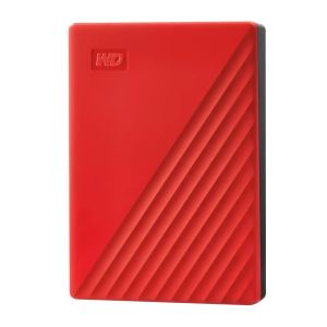 Външен хард диск Western Digital My Passport, 4TB, 2.5" - Червен