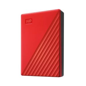 Външен хард диск Western Digital My Passport, 4TB, 2.5" - Червен