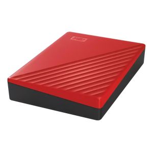 Външен хард диск Western Digital My Passport, 4TB, 2.5" - Червен