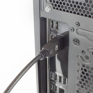 ACT Кабел Display port 2.1 мъжко-мъжко,8К@60Hz,4k@240Hz, 3м, черен