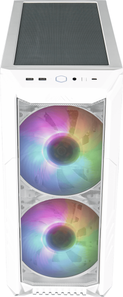 Компютърна кутия Cooler Master HAF 500 Mid Tower ATX стъклен панел бяла (H500-WGNN-S00)