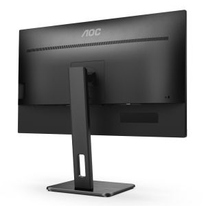 Монитор AOC Q27P2Q, 27" IPS WLED, 2560x1440@75Hz, 4ms GtG, 300cd m2, 1000:1, DCR 50M:1, FlickerFree, Low Blue Light, 2Wx2, Tilt, Height Adjust, Pivot, Swivel, D-SUB, HDMI, DP, USB hub