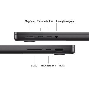 Лаптоп Apple 14-inch MacBook Pro: Apple M5 chip with 10-core CPU and 10-core GPU, 24GB, 1TB SSD - Space Black
