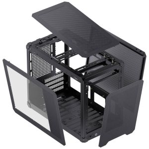 Кутия Jonsbo C6 MAX Micro-ATX - Black