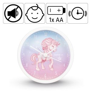 Детски стенен часовник HAMA "Magical Unicorn", 186430