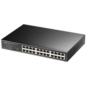 Суич Cudy GS1024, 24 портов, 10/100/1000, Auto-MDI/MDIX, за 19" rack