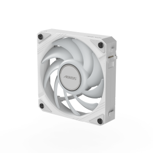 Вентилатор за компютър Gigabyte AORUS EZ CHAIN 120 мм ARGB бял 1 бр. (GP-ECFAN1201 ICE)