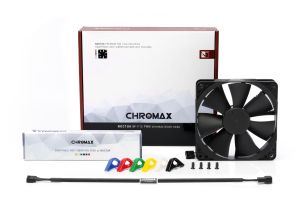 Вентилатор за компютър Noctua chromax.black.swap 120 мм (NF-F12-PWM.CH.BK.S)