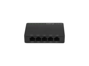 Комутатор Lanberg Switch DSP2-1005-12V 5X 1Gb/S Unmanaged Gigabit Ethernet Desktop 12V