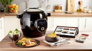 Мултикукър Tefal CY855830 Cook4me Connect + 150 BG recipes, 6L, black