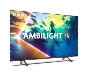 Телевизор Philips 65PUS8010/12, 65" 4K UHD LED, 3840x2160p, DVB-T/T2/T2-HD/C/S/S2, 60Hz, Ambilight 3, Pixel Precise UHD, HDR+, Titan OS, Dolby Atmos & DTS:X, 3*HDMI, 2*USB, VRR, 802.11ac, BT 5.2, 20W RMS, Black