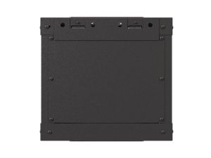 Комуникационен шкаф Lanberg rack cabinet 10" wall-mount 4U/300x300 (flat pack) with glass door black